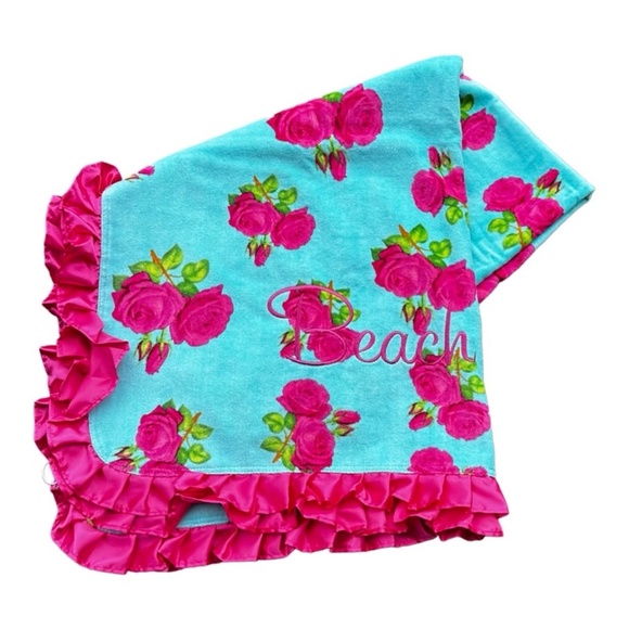 NWT beach bunny garden of Eden beach towel size XL - Picture 7 of 9